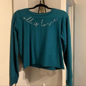 Junk Food “all is love” sweatshirt